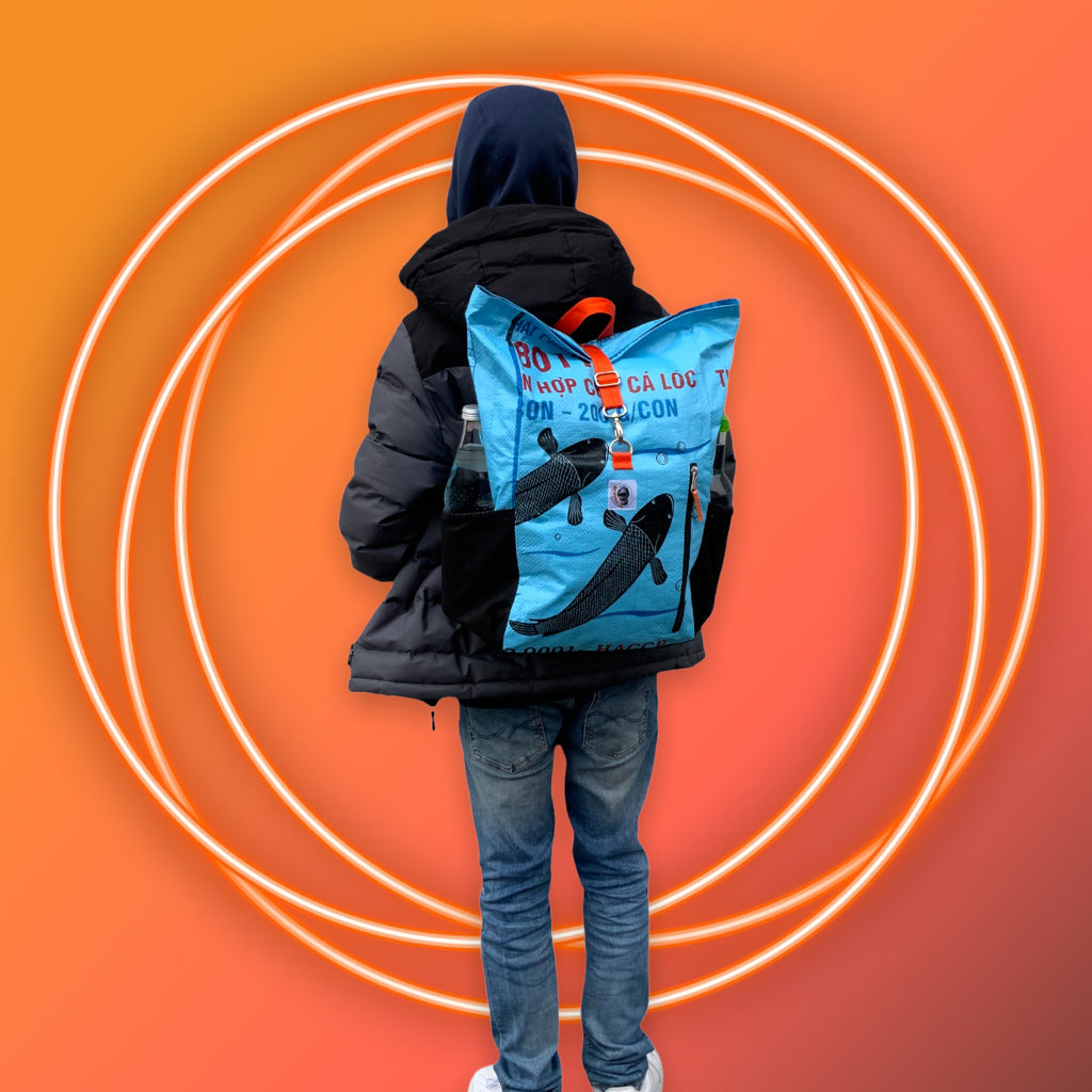 BEADBAGS Adventure Rucksack Dunkelgelb – Ansicht 5