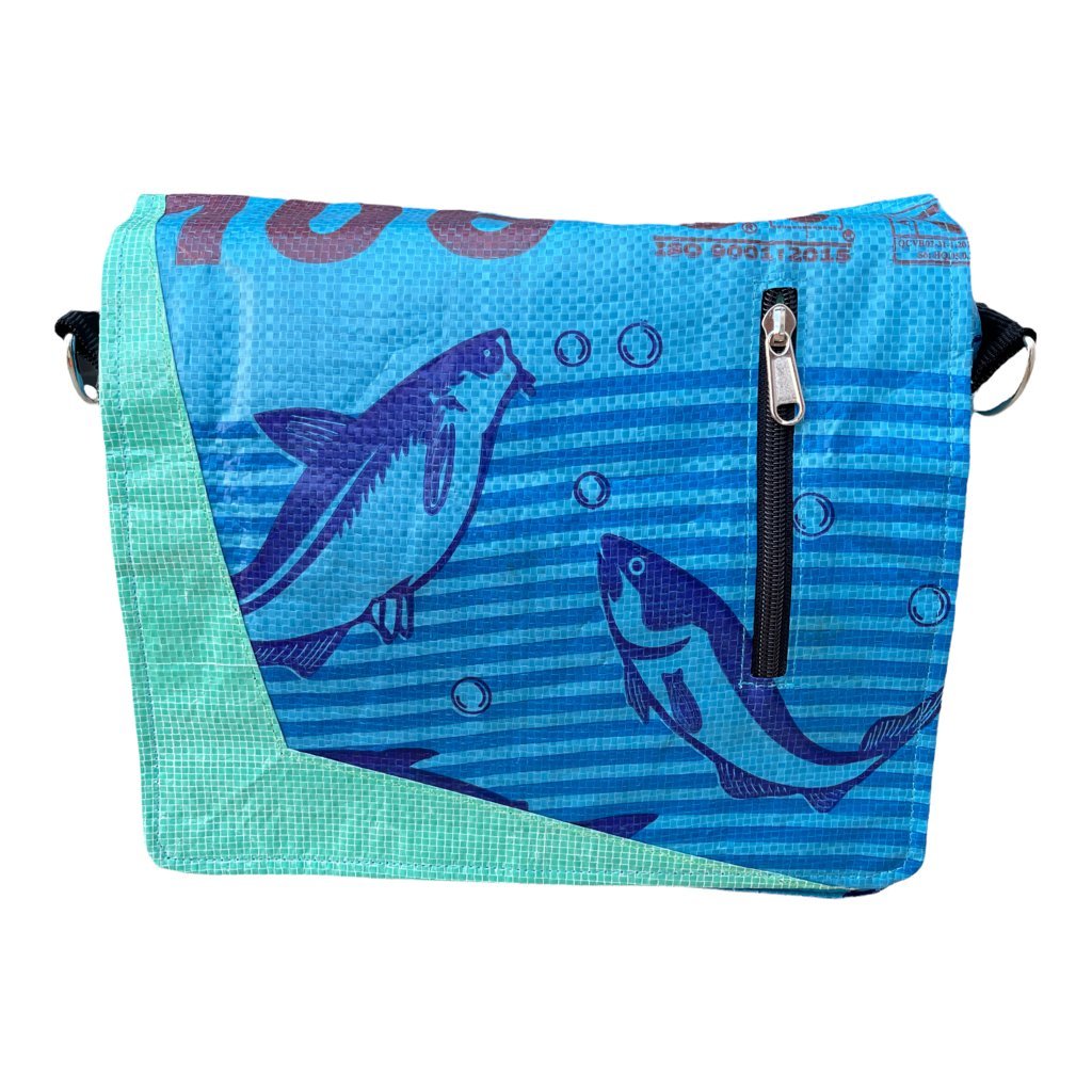 Oceanboundbags von Beadbags Schultertasche Ri81TJ mittelblau 2
