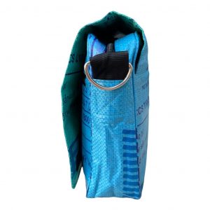Oceanboundbags von Beadbags Schultertasche Ri81TJ mittelblau seitlich