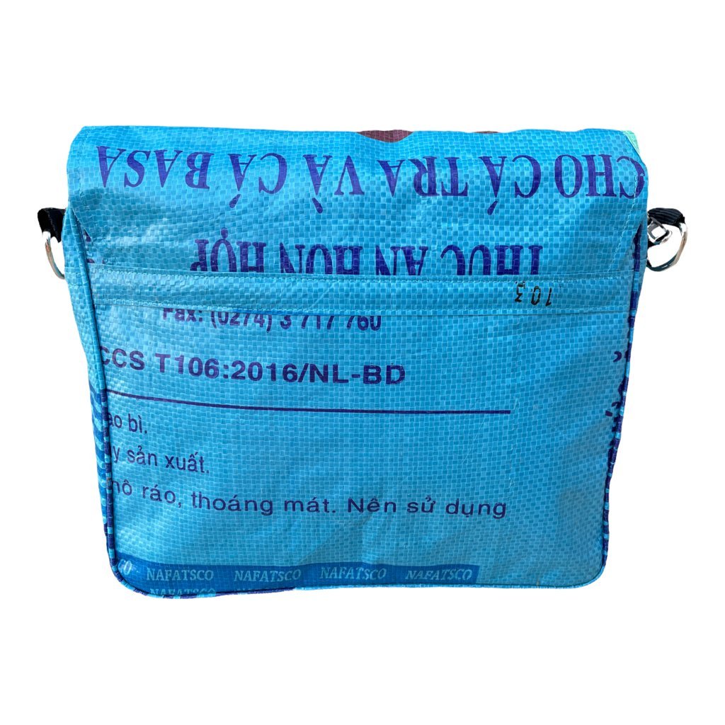 Oceanboundbags von Beadbags Schultertasche Ri81TJ mittelblau hinten