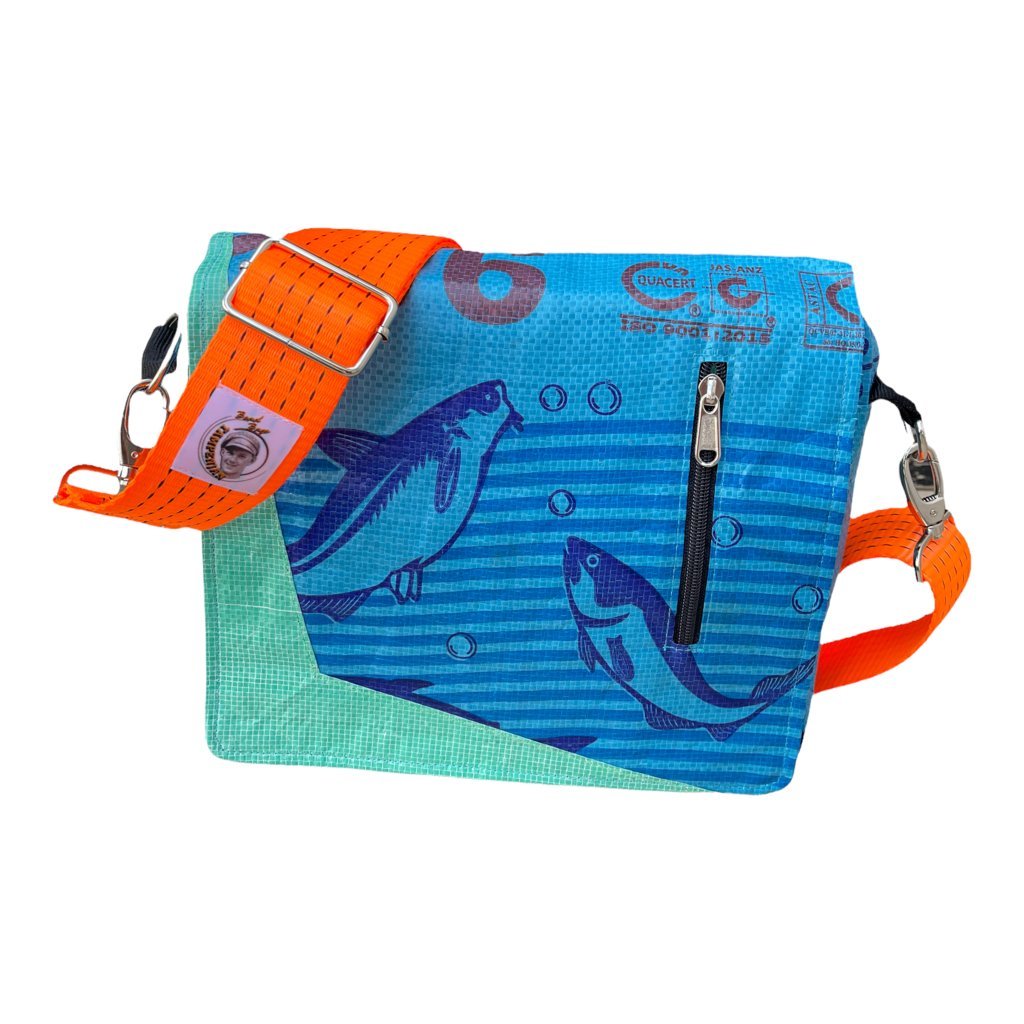 Oceanboundbags von Beadbags Schultertasche Ri81TJ mittelblau 1