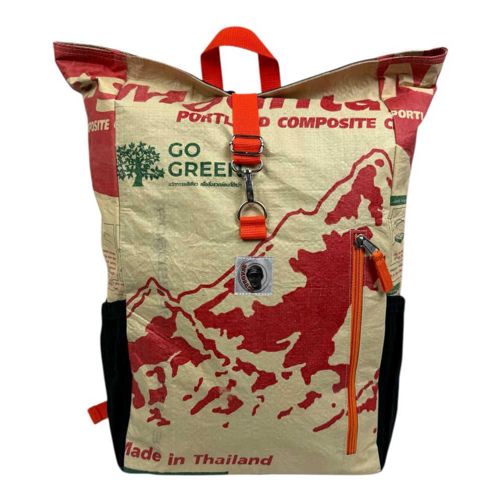 BEADBAGS Adventure Rucksack – Zementrot Mountain – Produktansicht 1