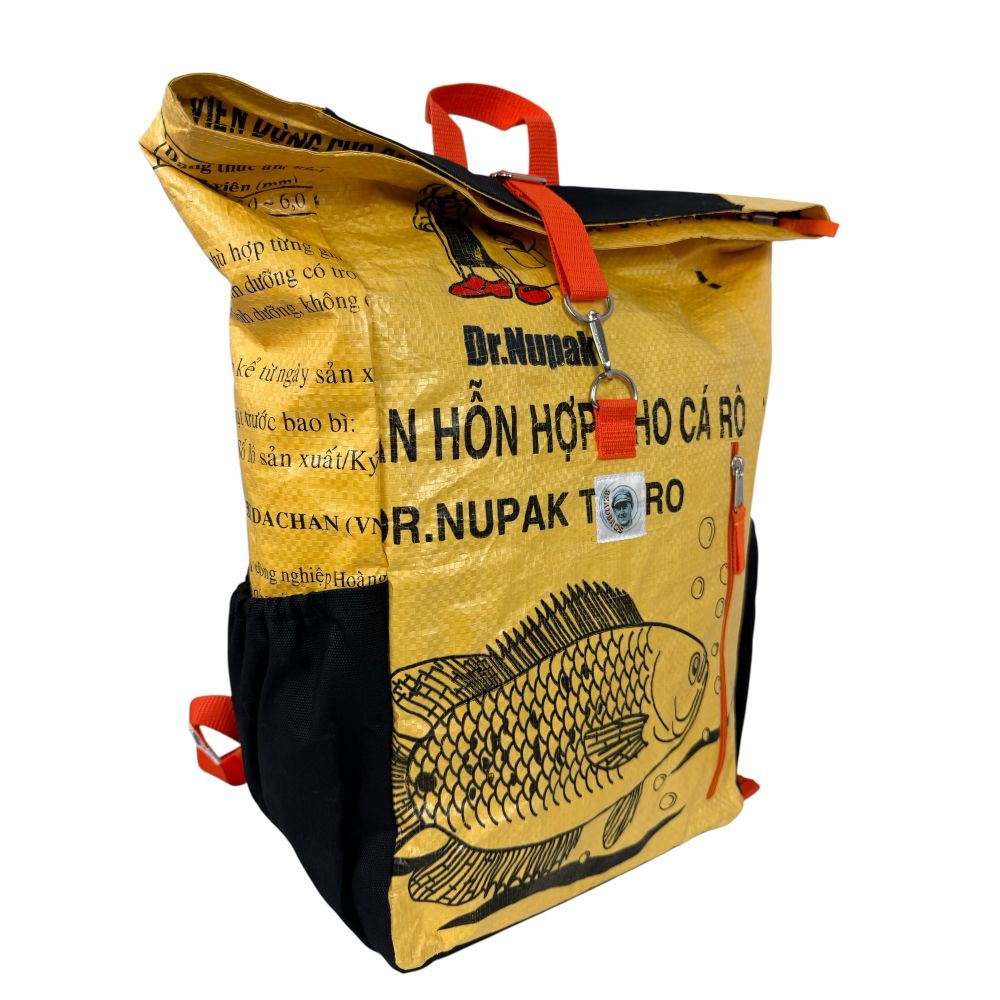 BEADBAGS Adventure Rucksack Dunkelgelb – Ansicht 2