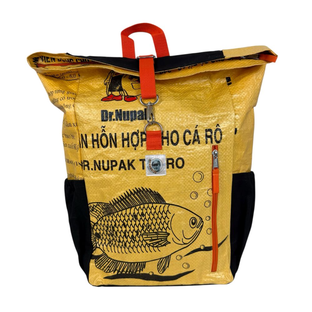 BEADBAGS Adventure Rucksack Dunkelgelb – Ansicht 1