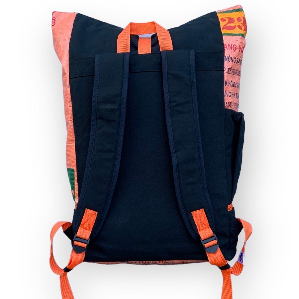 Beadbags Rucksack Ri102 orange Rückseite