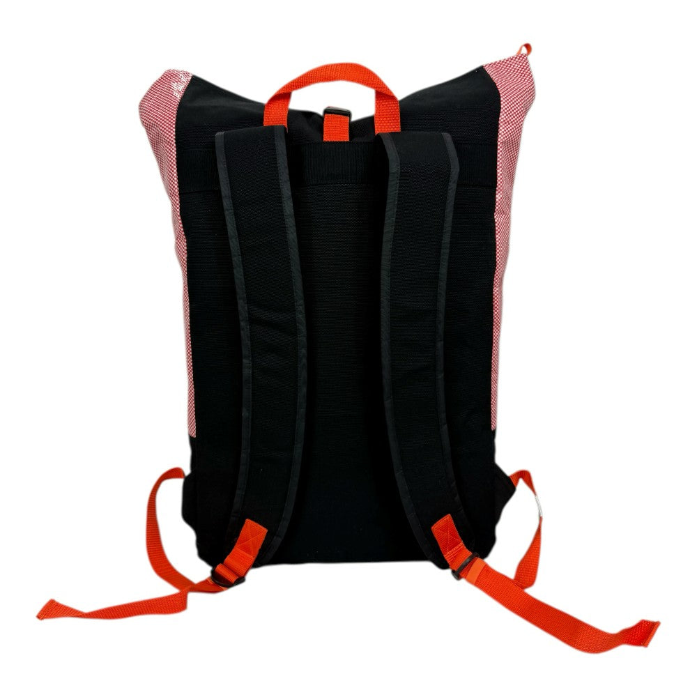 BEADBAGS Anker Rucksack – Rosa kariert, rosa Anker, weißer Patch – Produktansicht 4