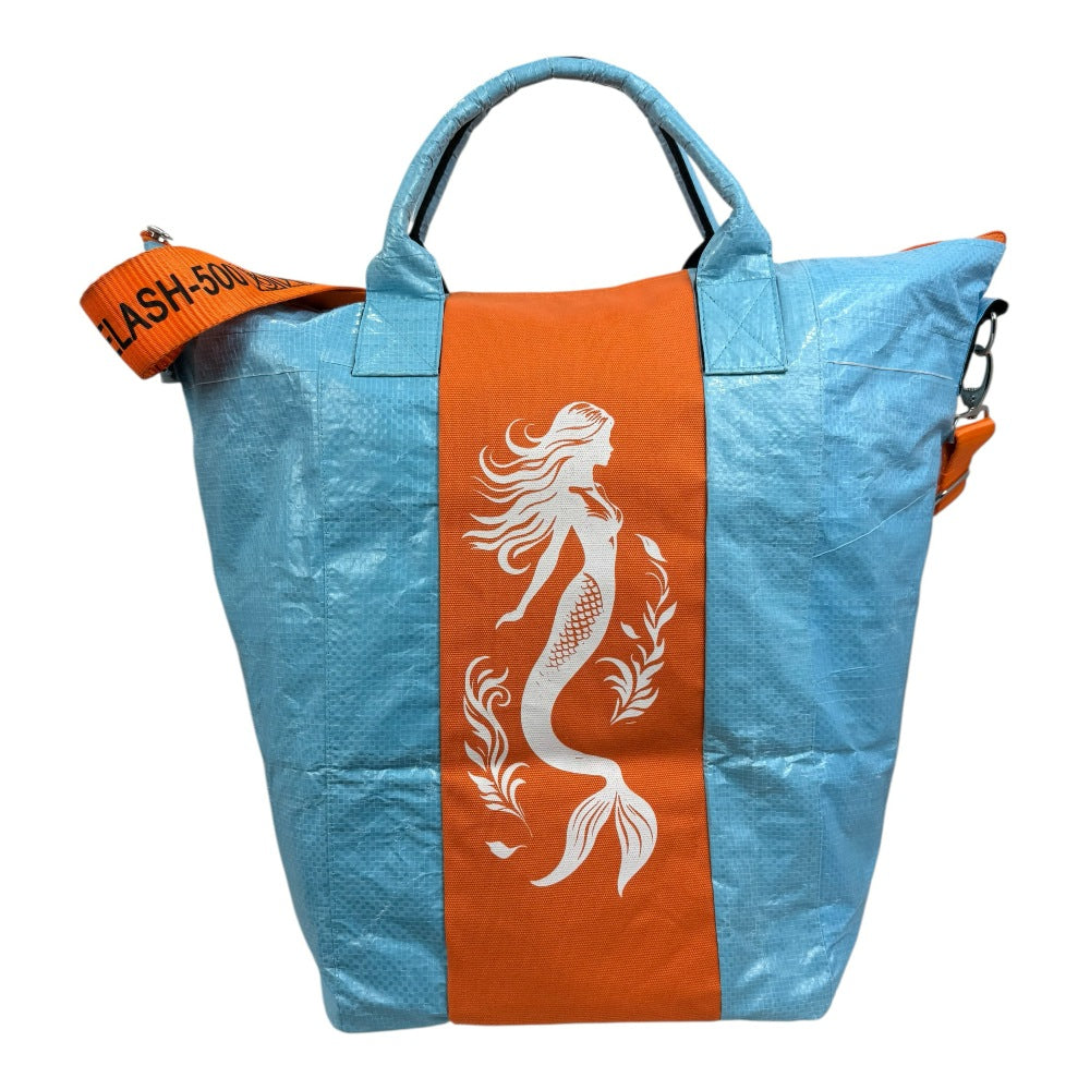 Beadbags Spacy Small Meerjungfrau blau/orange vorne