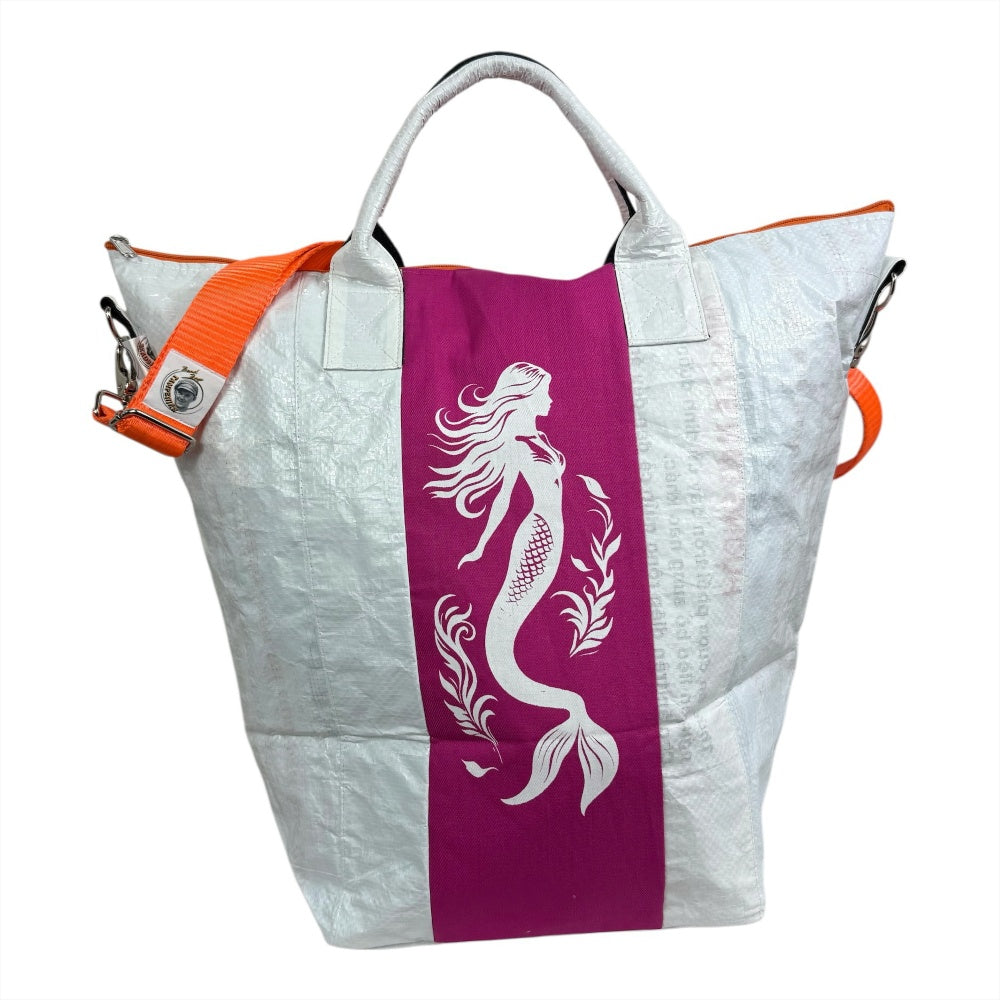 Beadbags Spacy Small Meerjungfrau weiß/pink vorne 2