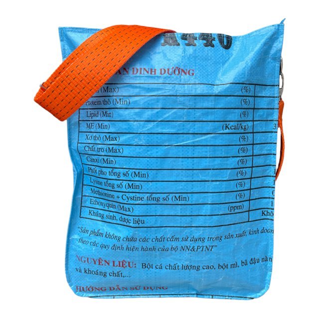 Beadbags Universaltasche TJ77 mittelblau Rückseite