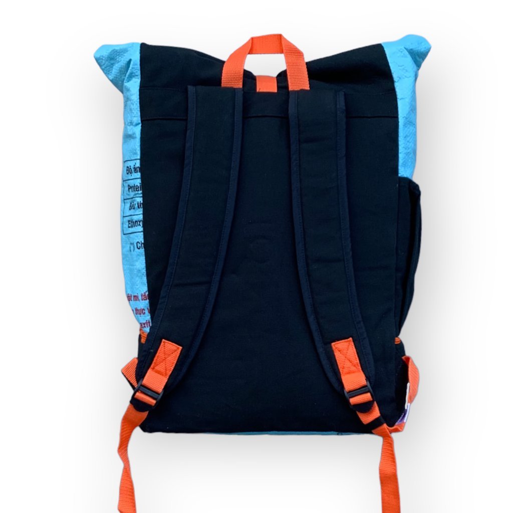 Beadbags Rucksack Ri102 hellblau Rückseite