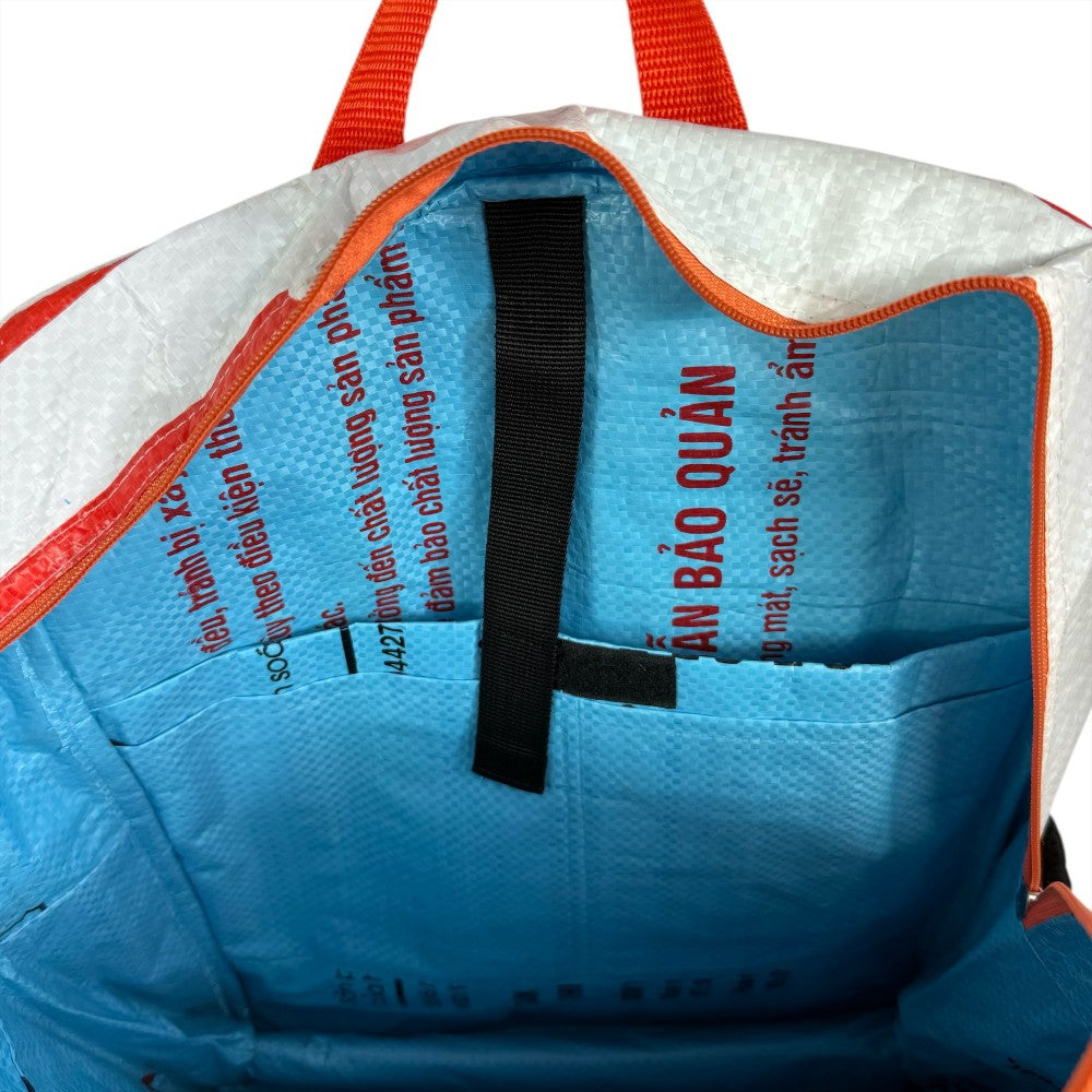 Beadbags Rucksack Ri103 weiß innen
