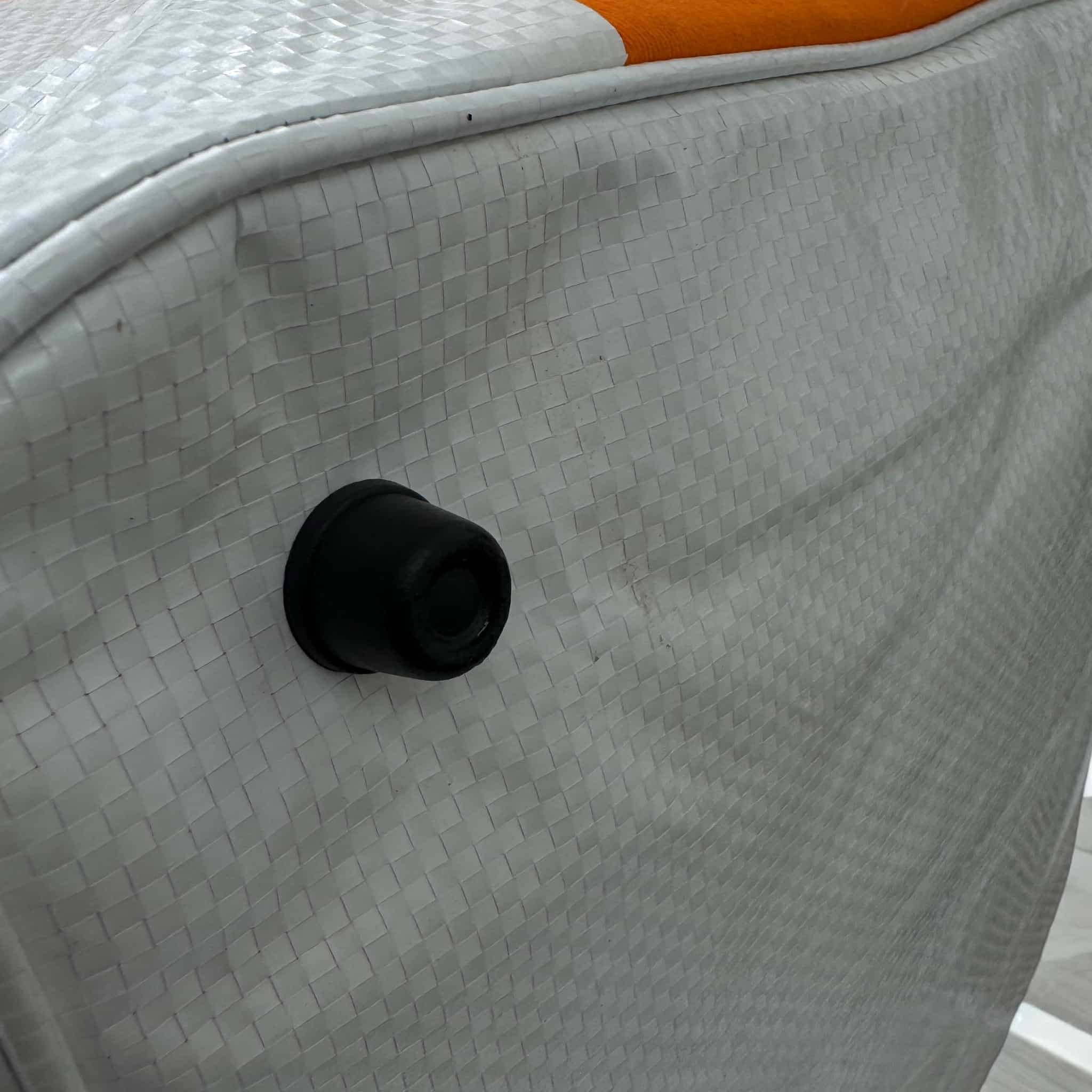 Beadbags Spacy Small Neptun weiß/orange unten