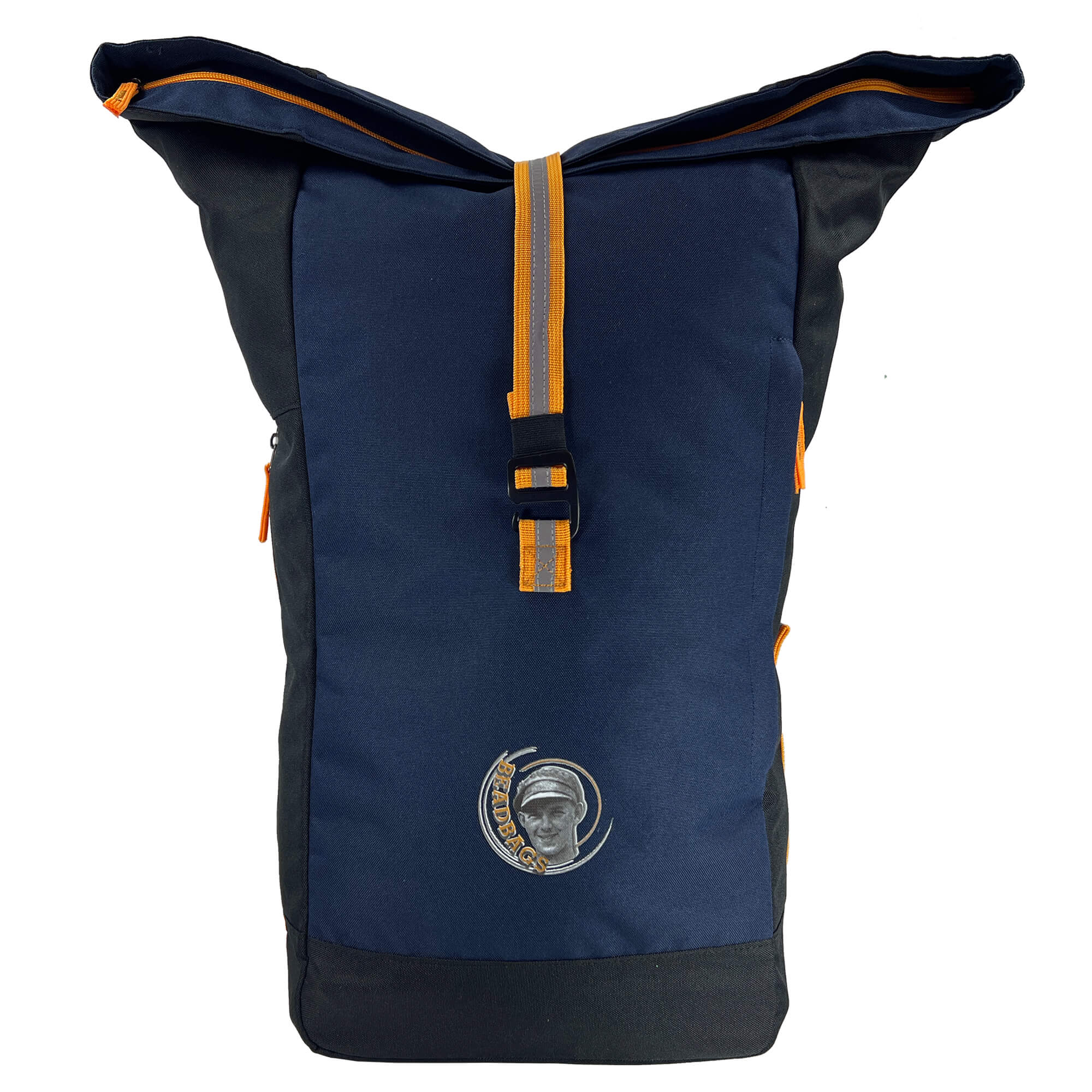 Oceanboundbags von Beadbags Rucksack Nordsee marineblau vorne 2