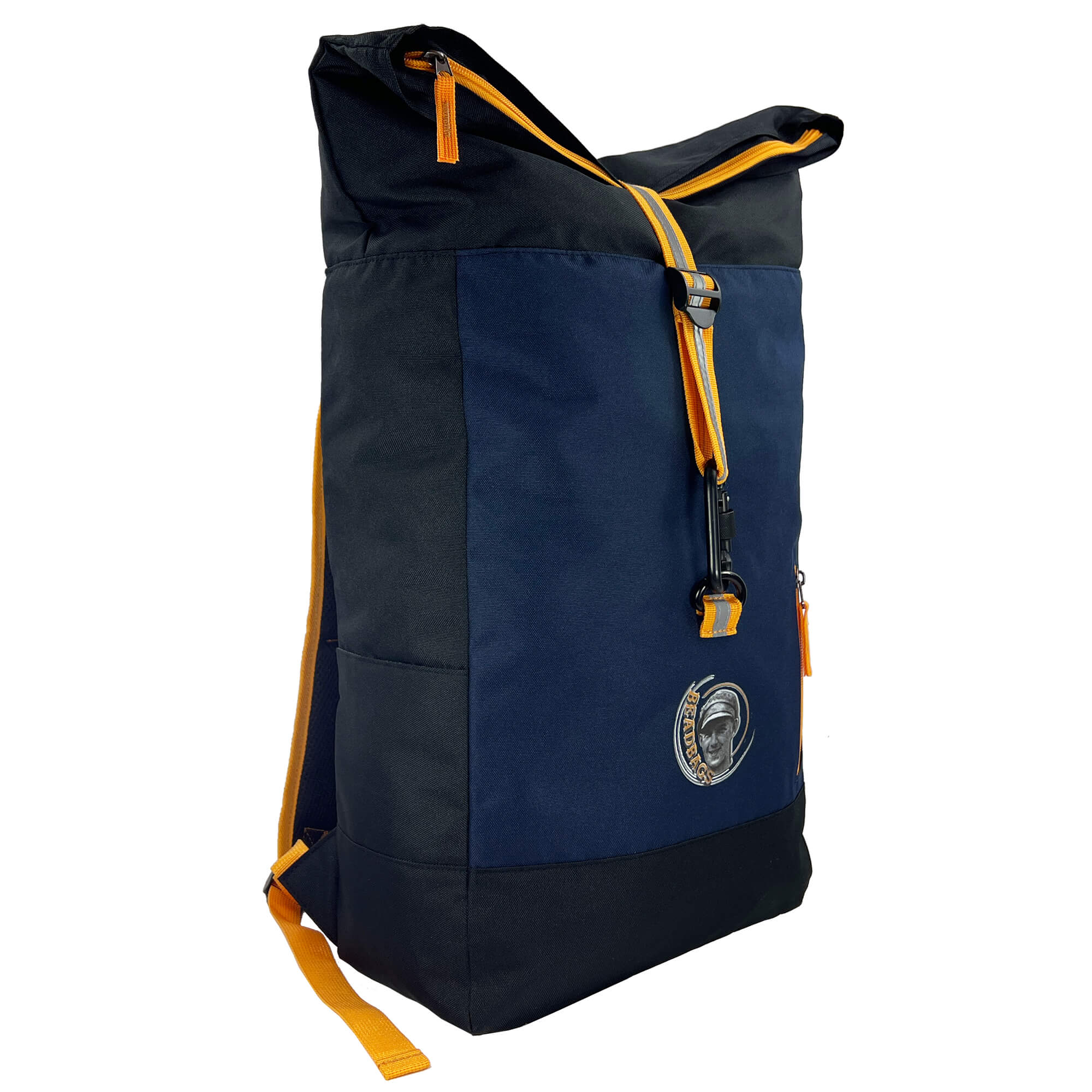 Oceanboundbags von Beadbags Rucksack Nordsee marineblau seitlich 3
