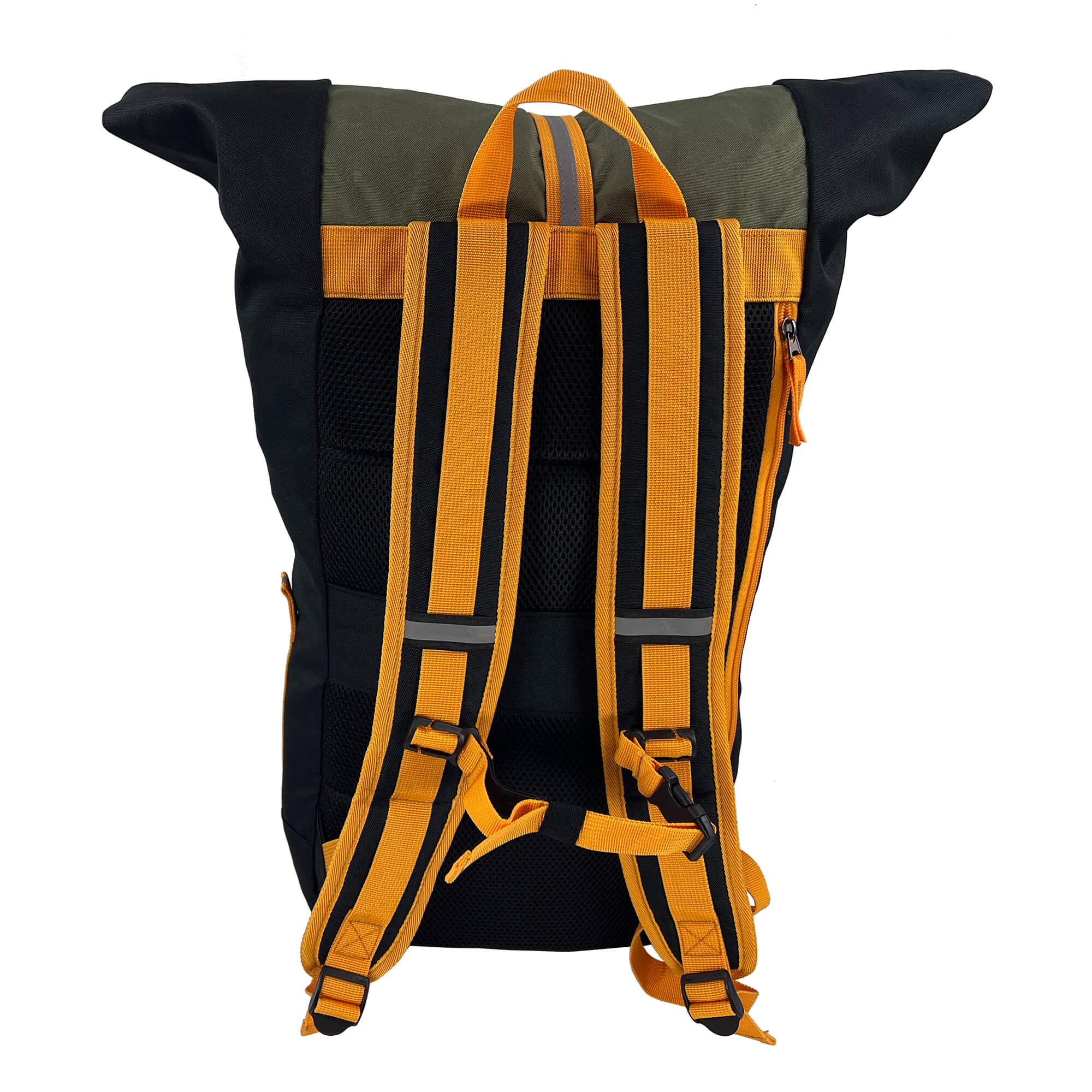 Oceanboundbags von Beadbags Rucksack Nordsee oliv Rückseite 2