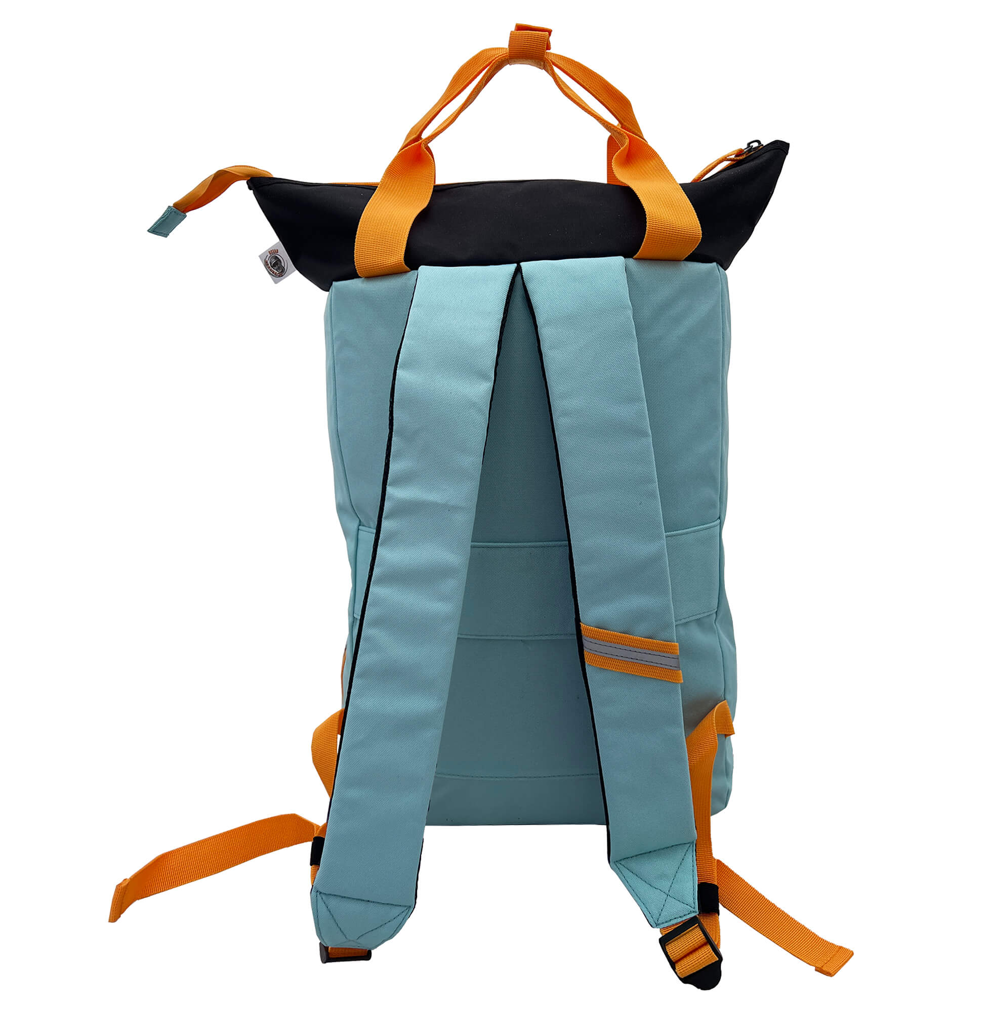 Oceanboundbags von Beadbags Rucksack Pazifik türkis Rückseite 1