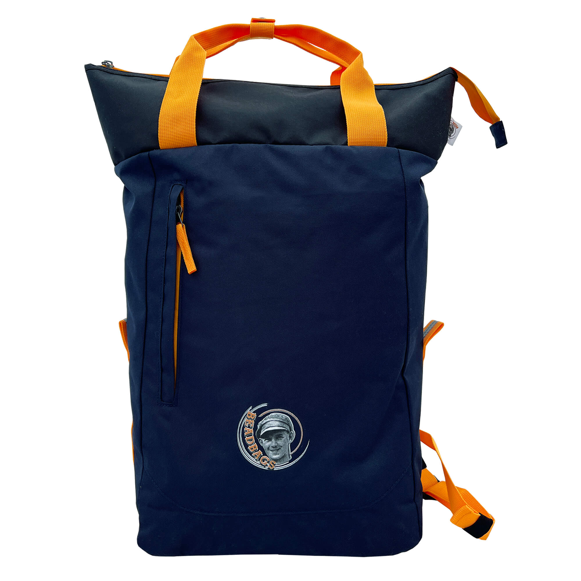Oceanboundbags von Beadbags Rucksack Pazifik marineblau vorne 1