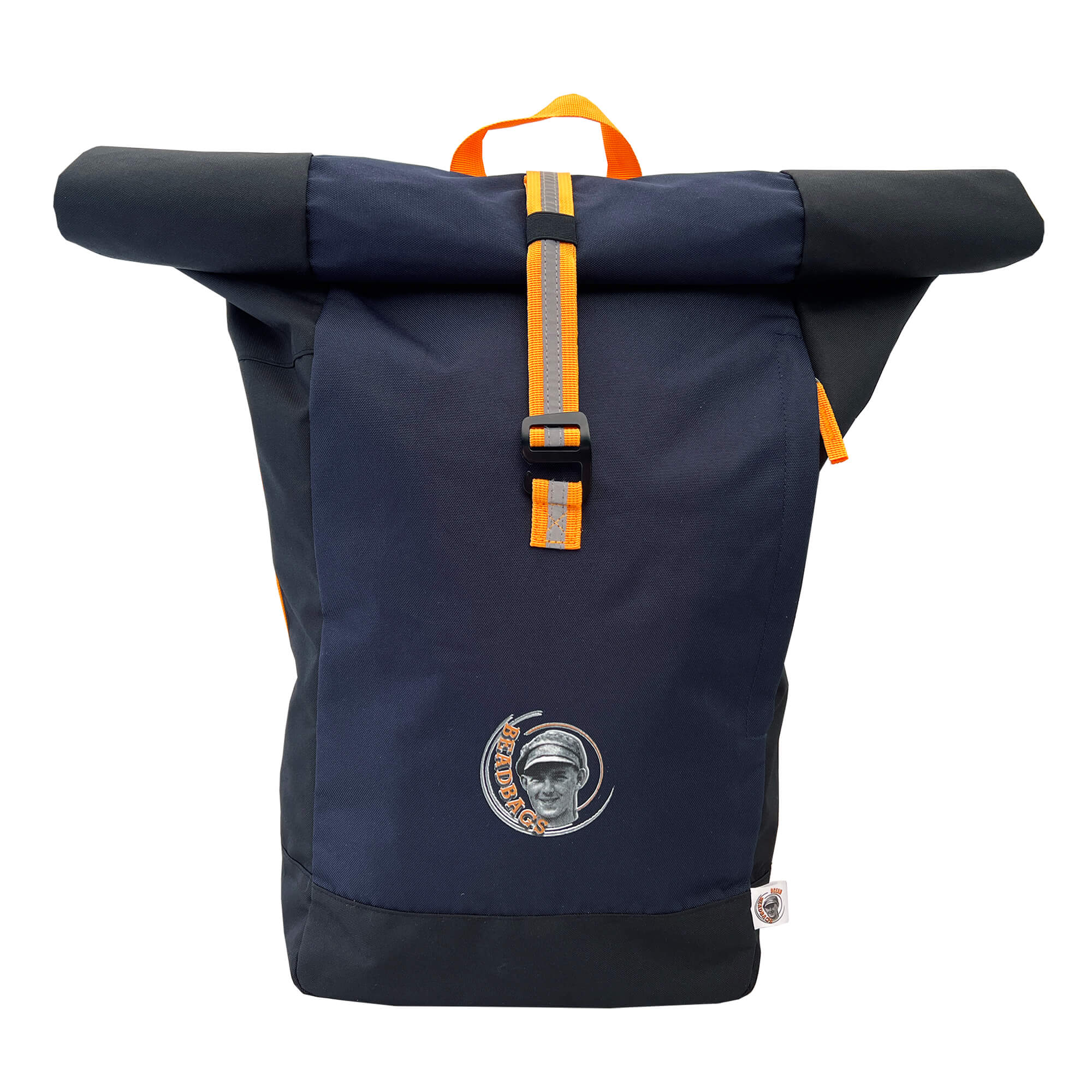 Oceanboundbags von Beadbags Rucksack Nordsee marineblau vorne 1
