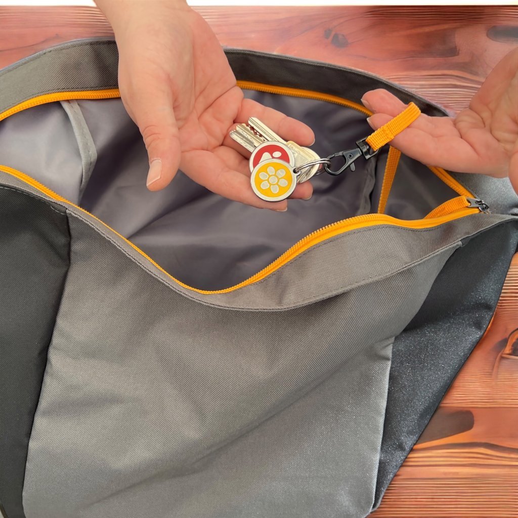 Oceanboundbags von Beadbags Rucksack Ostsee oliv innen 1