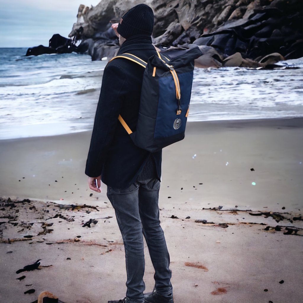 Oceanboundbags von Beadbags Rucksack Ostsee oliv Personen 3
