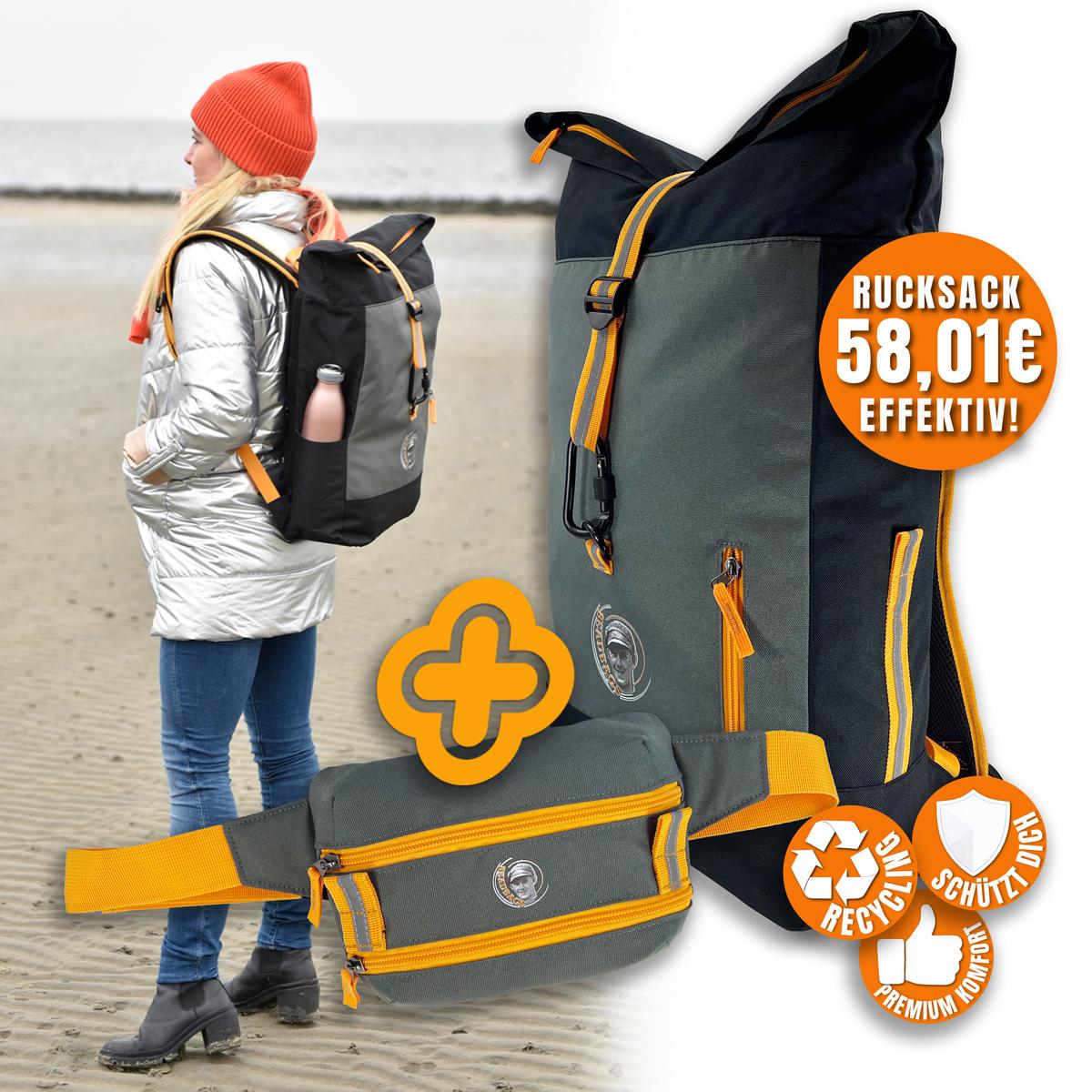 Oceanboundbags Beadbags Promo Bundle Ostsee grau