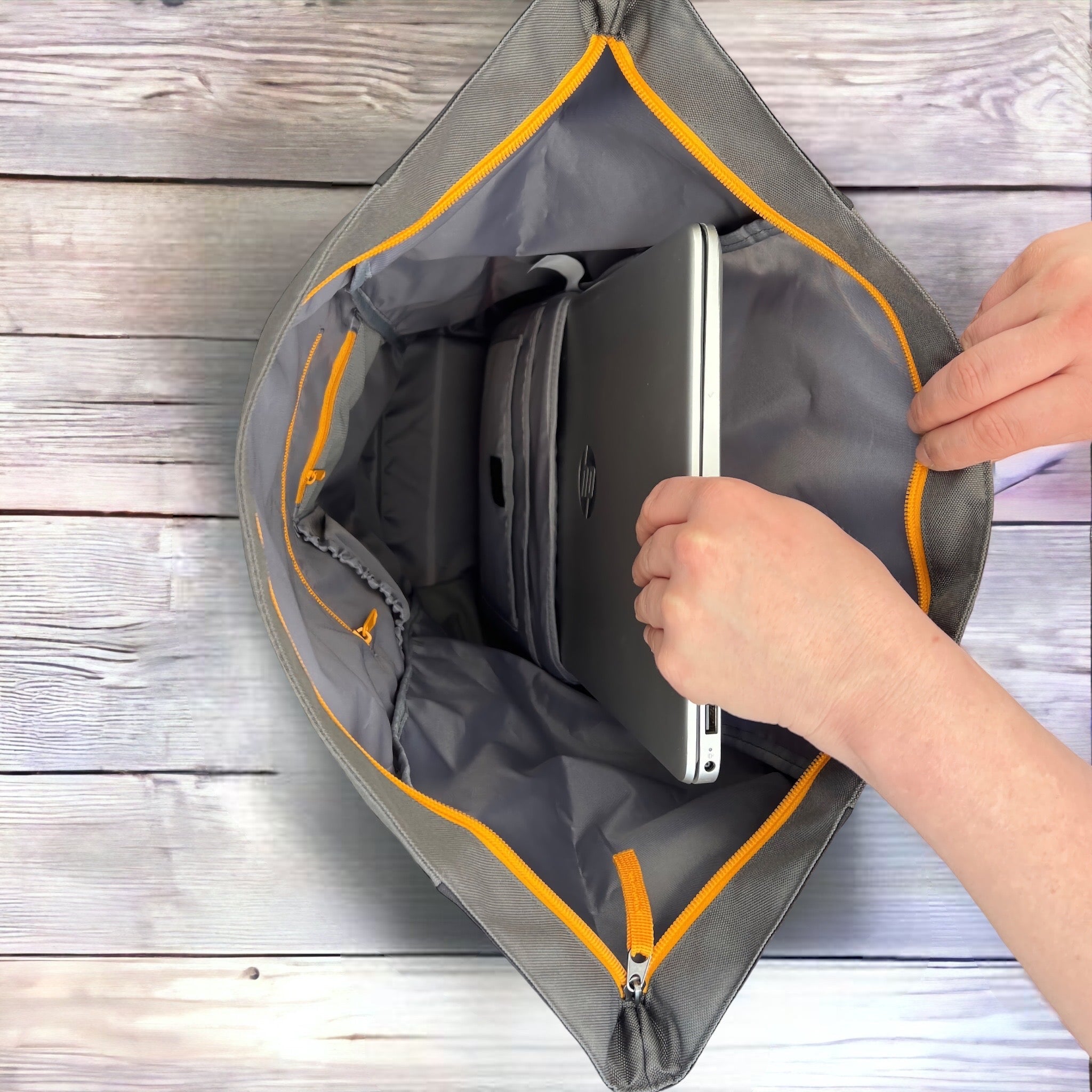 Oceanboundbags von Beadbags Rucksack Pazifik türkis innen 30