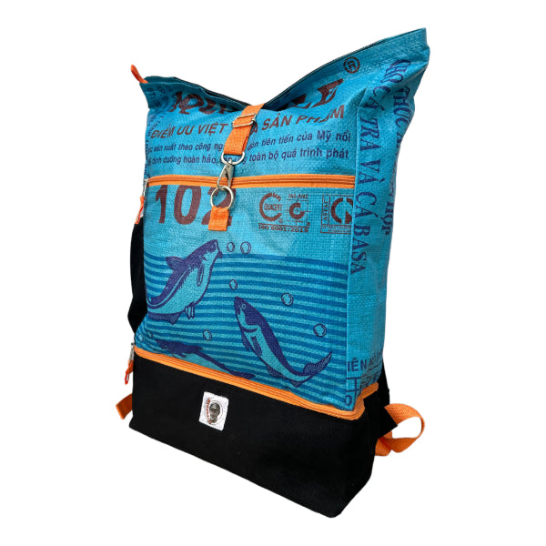 BEADBAGS Sportrucksack – Mittelblau – Produktfoto 4