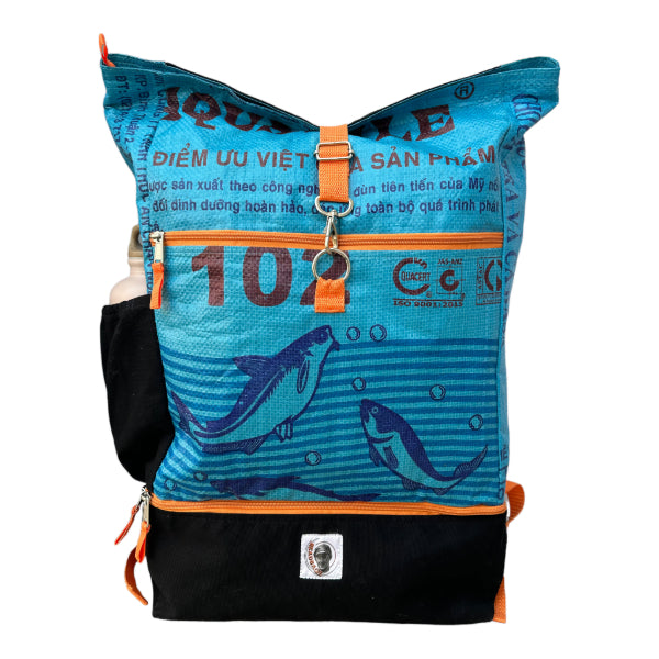 BEADBAGS Sportrucksack – Mittelblau – Produktfoto 1