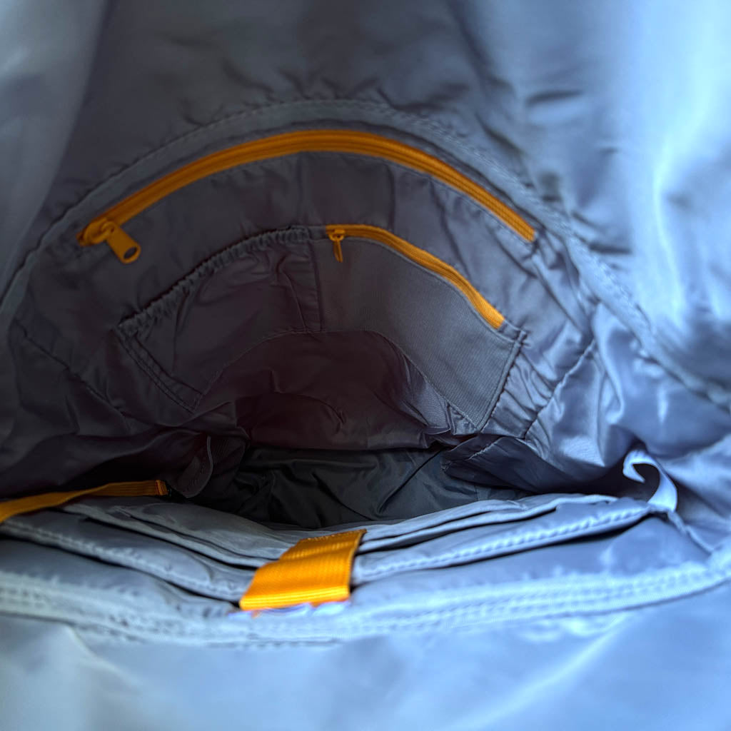 Oceanboundbags von Beadbags Rucksack Pazifik gelb innen 2