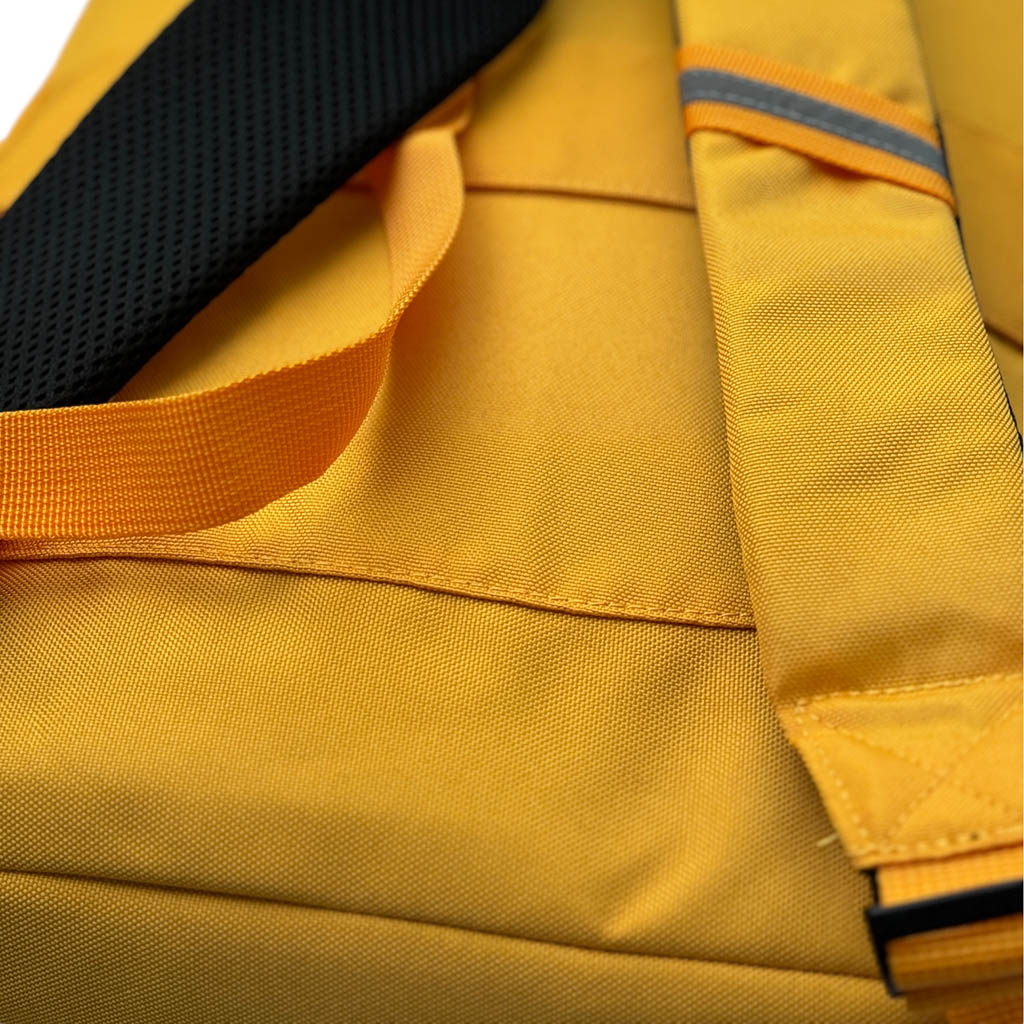 PROMO-BUNDLE: Rucksack Pazifik gelb mit 20% Rabatt & Bauchtasche Atlantik blau gratis(Wert:29,95€)