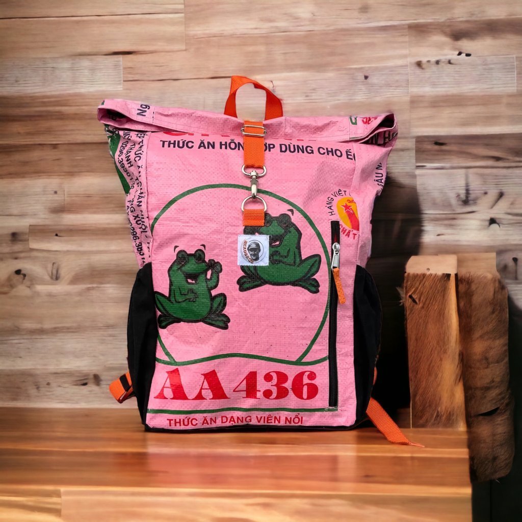 Oceanboundbags von Beadbags Rucksack Ri100 rosa Design 2