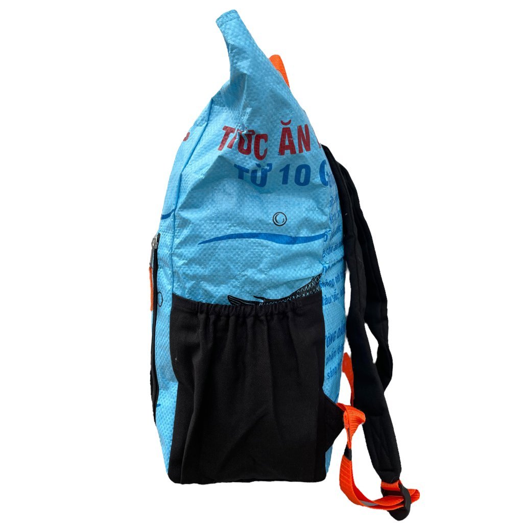 Beadbags Rucksack Ri100 hellblau seitlich