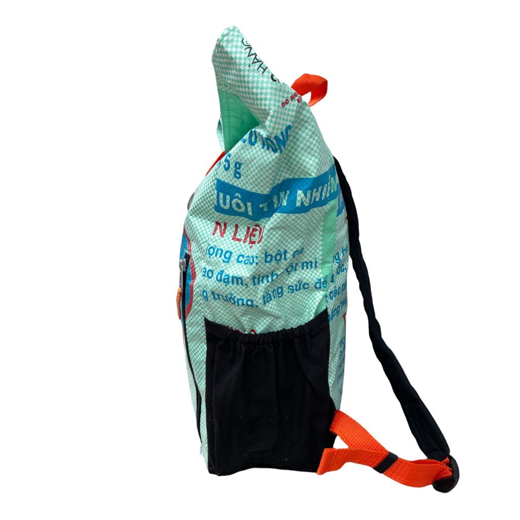 Beadbags Rucksack Ri100 mint seitlich