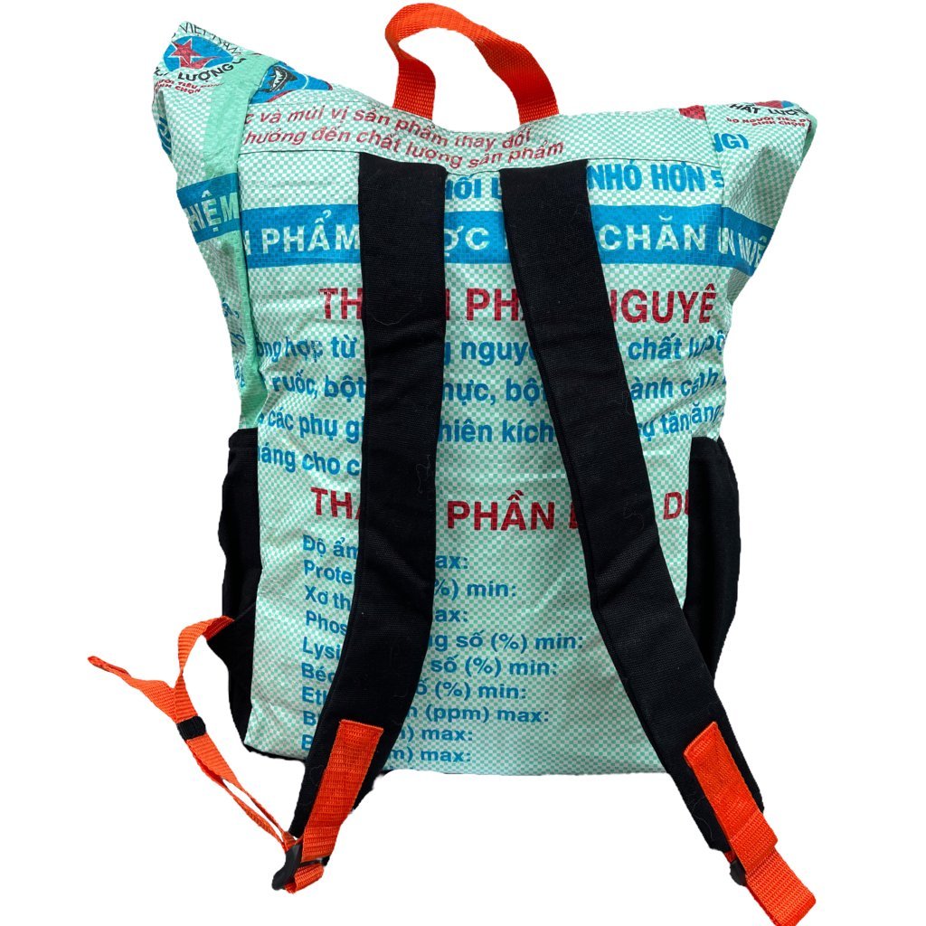 Beadbags Rucksack Ri100 mint Rückseite