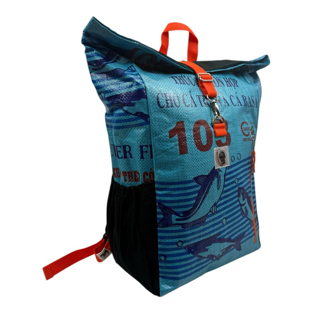 BEADBAGS Adventure Rucksack Mittelblau – Ansicht 2
