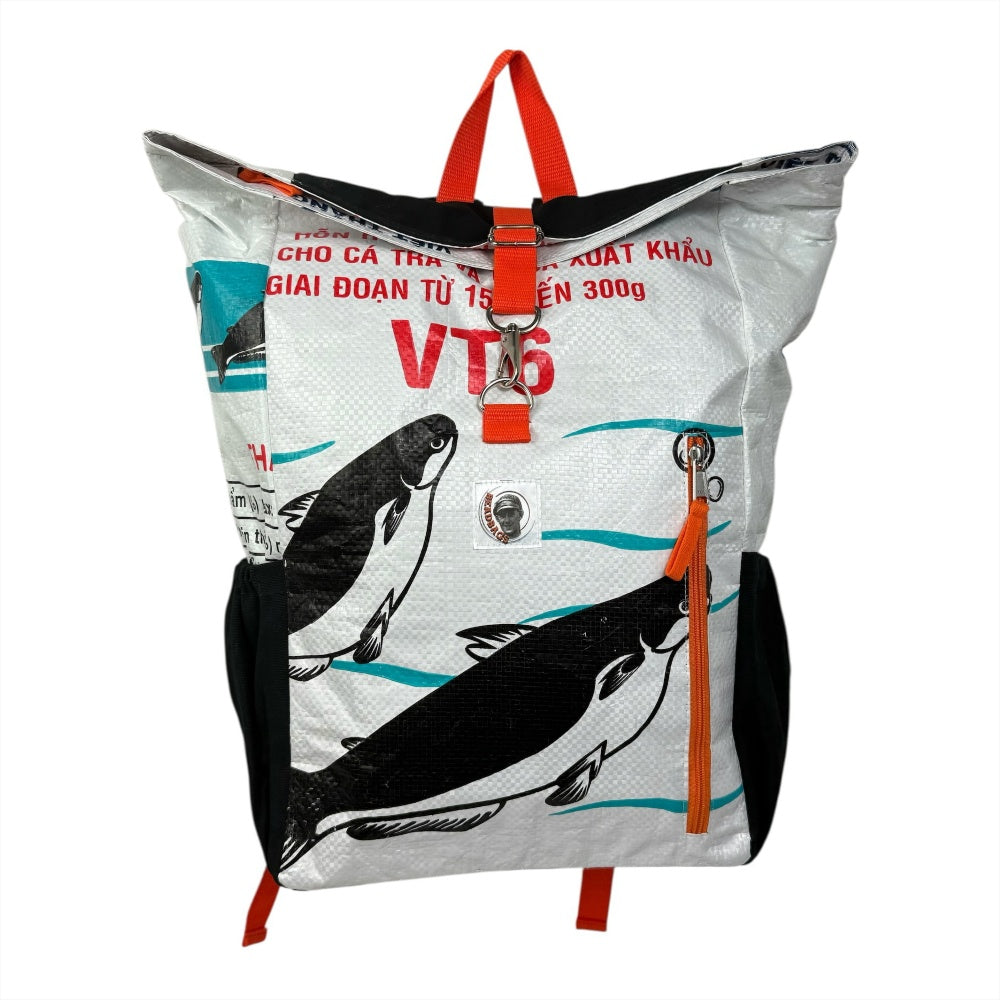 Beadbags Rucksack Ri100 weiß vorne