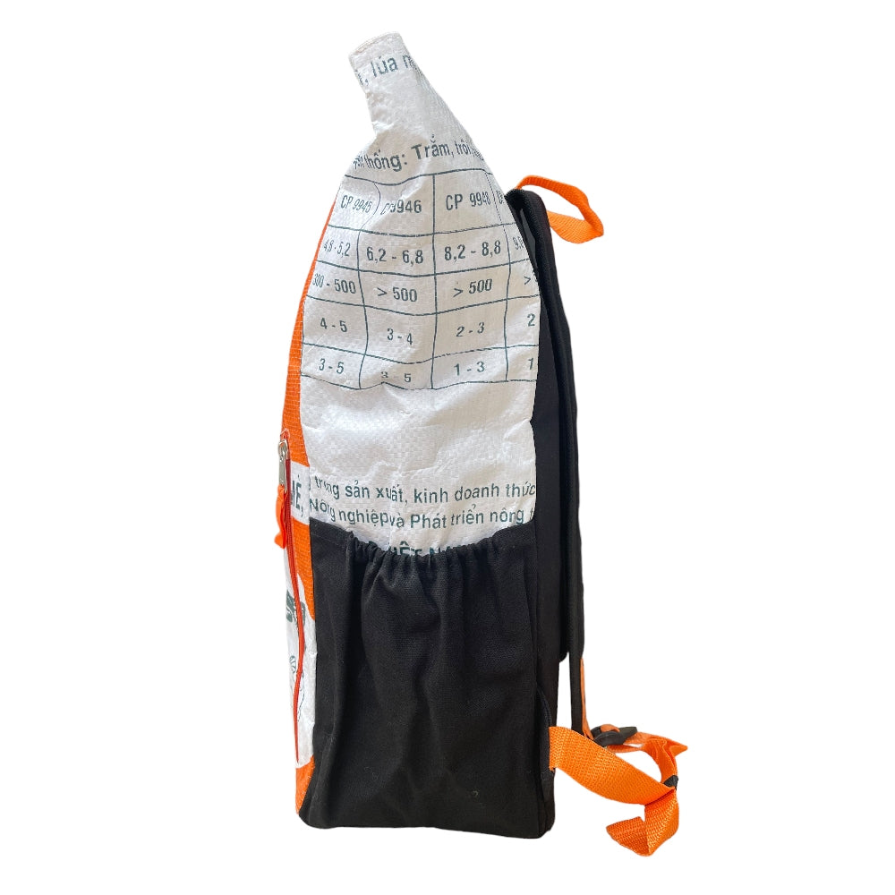 Oceanboundbags von Beadbags Rucksack Ri100 weiß seitlich