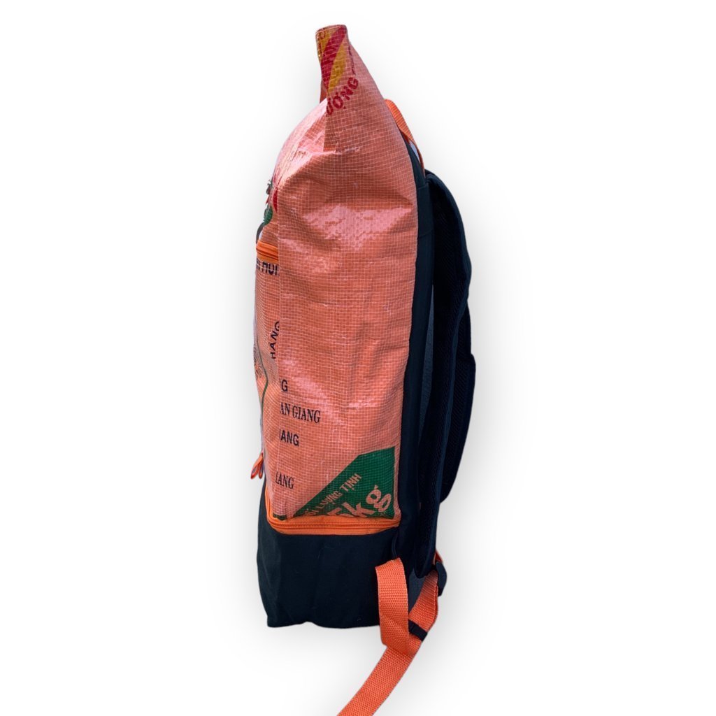 Beadbags Rucksack Ri102 orange seitlich