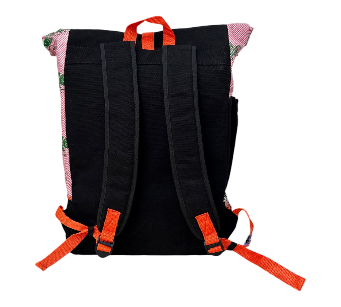 Beadbags Rucksack Ri102 rosa Rückseite