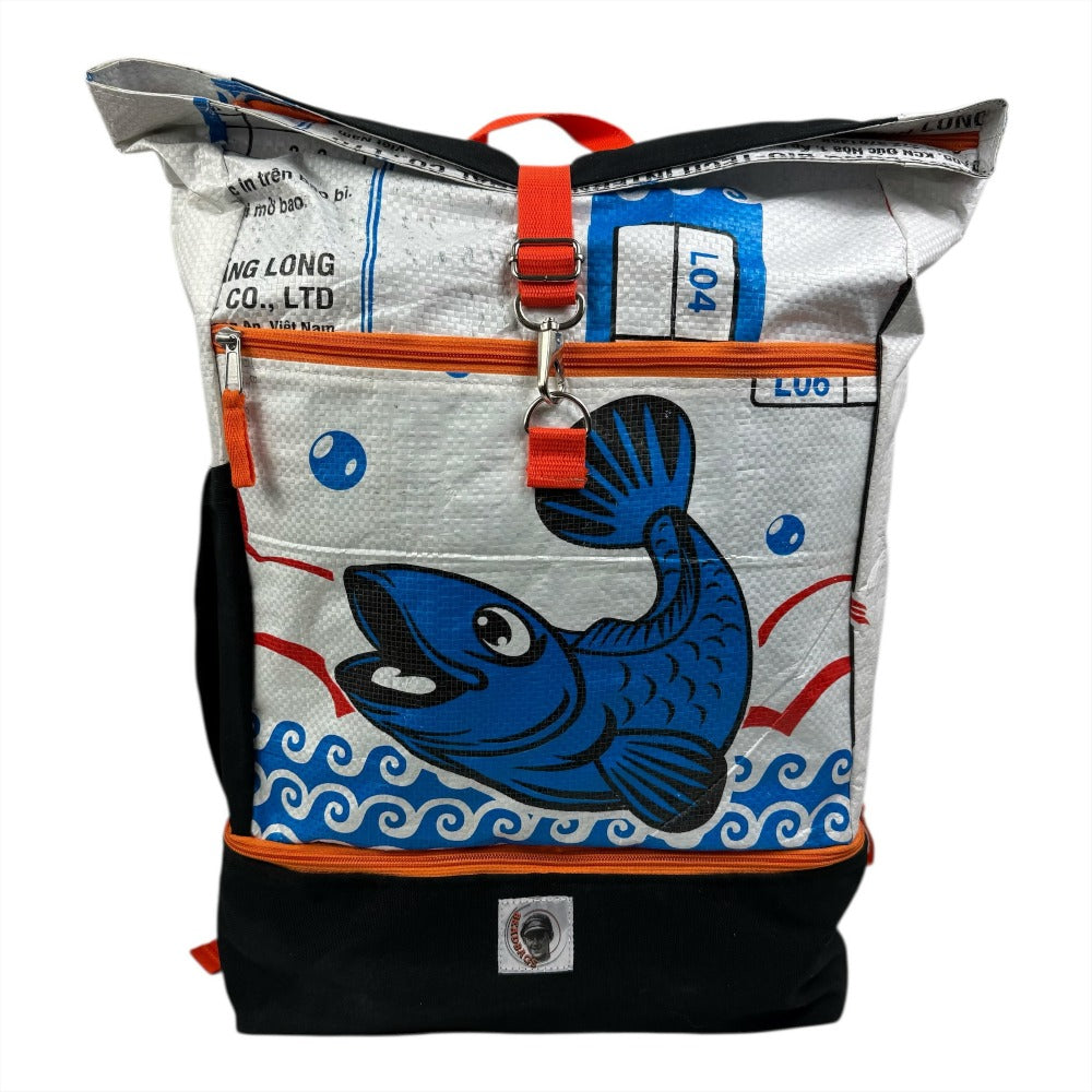 Beadbags Rucksack Ri102 weiß vorne