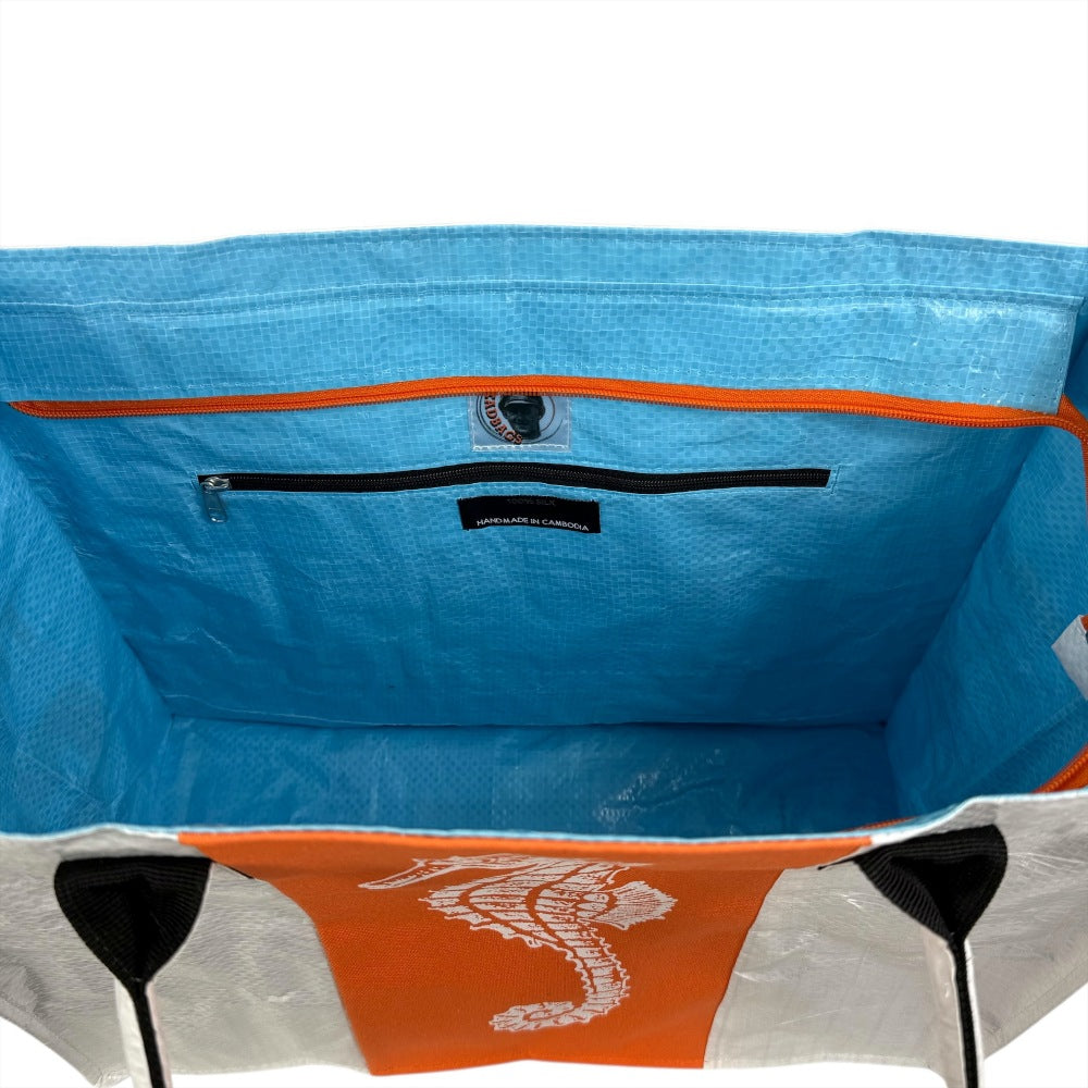Beadbags Spacy Ri94 Meerjungfrau weiß/orange oben 2