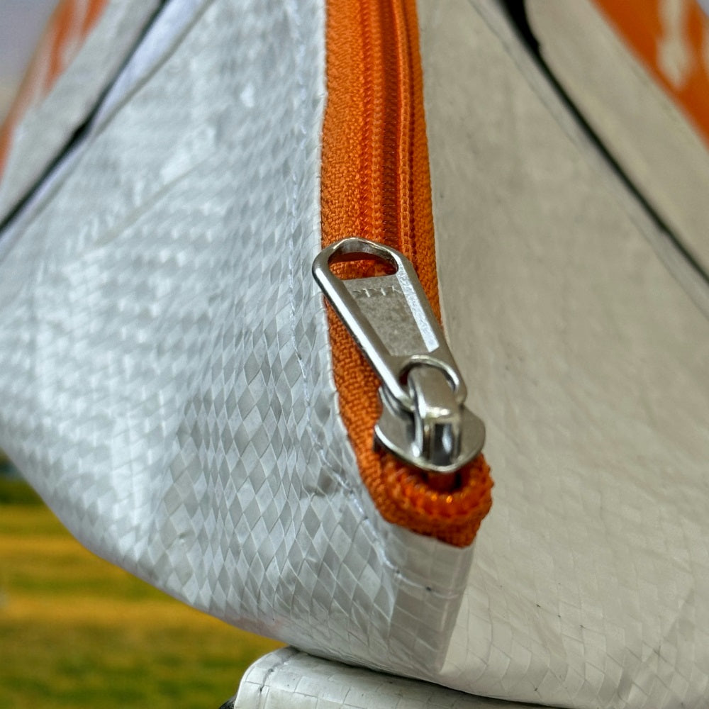 Beadbags Spacy Small Seepferd weiß/orange nah 2