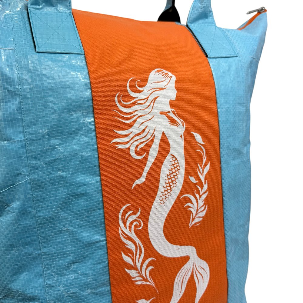 Beadbags Spacy Small Meerjungfrau blau/orange vorne 2