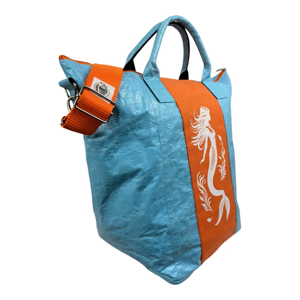 Beadbags Spacy Small Meerjungfrau blau/orange seitlich