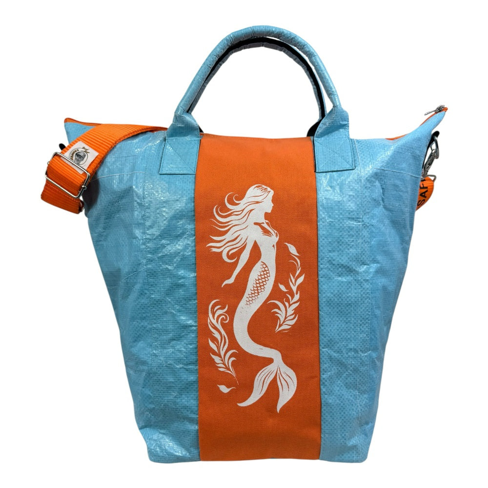 Beadbags Spacy Small Meerjungfrau blau/orange vorne 3