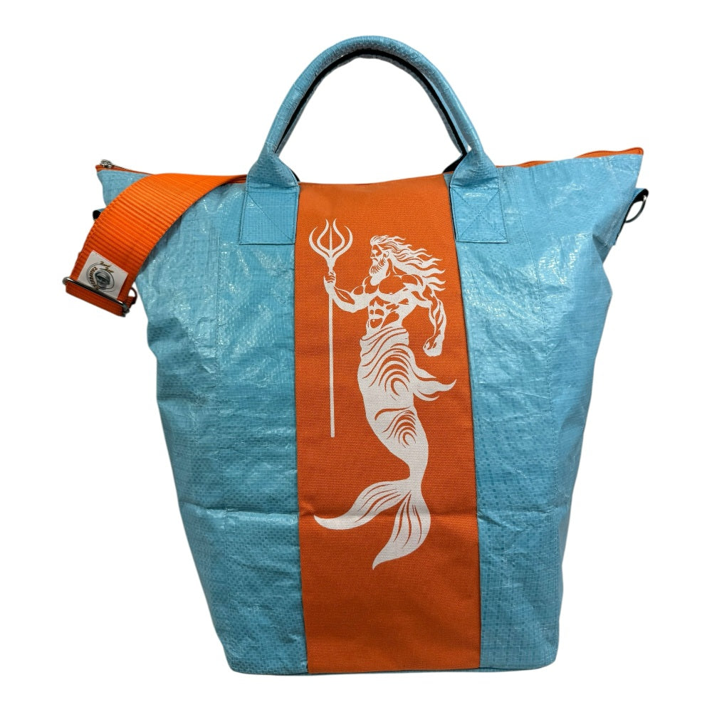 Beadbags Spacy Small Neptun blau/orange vorne
