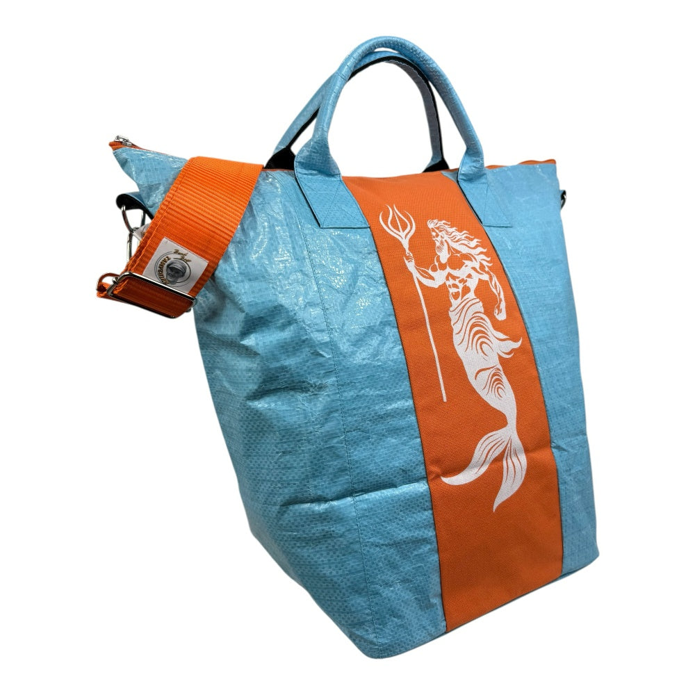 Beadbags Spacy Small Neptun blau/orange seitlich