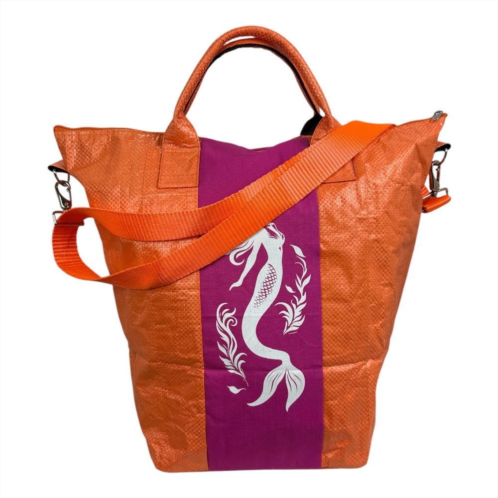 Beadbags Spacy Small Meerjungfrau orange/pink vorne
