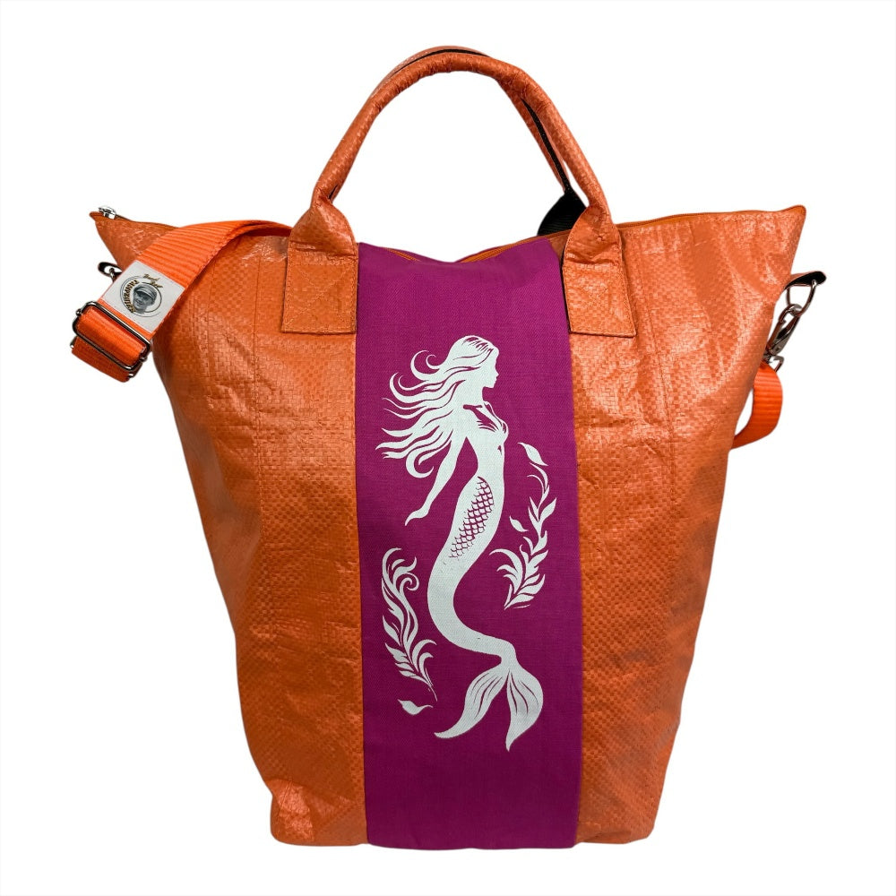 Beadbags Spacy Small Meerjungfrau orange/pink vorne 2