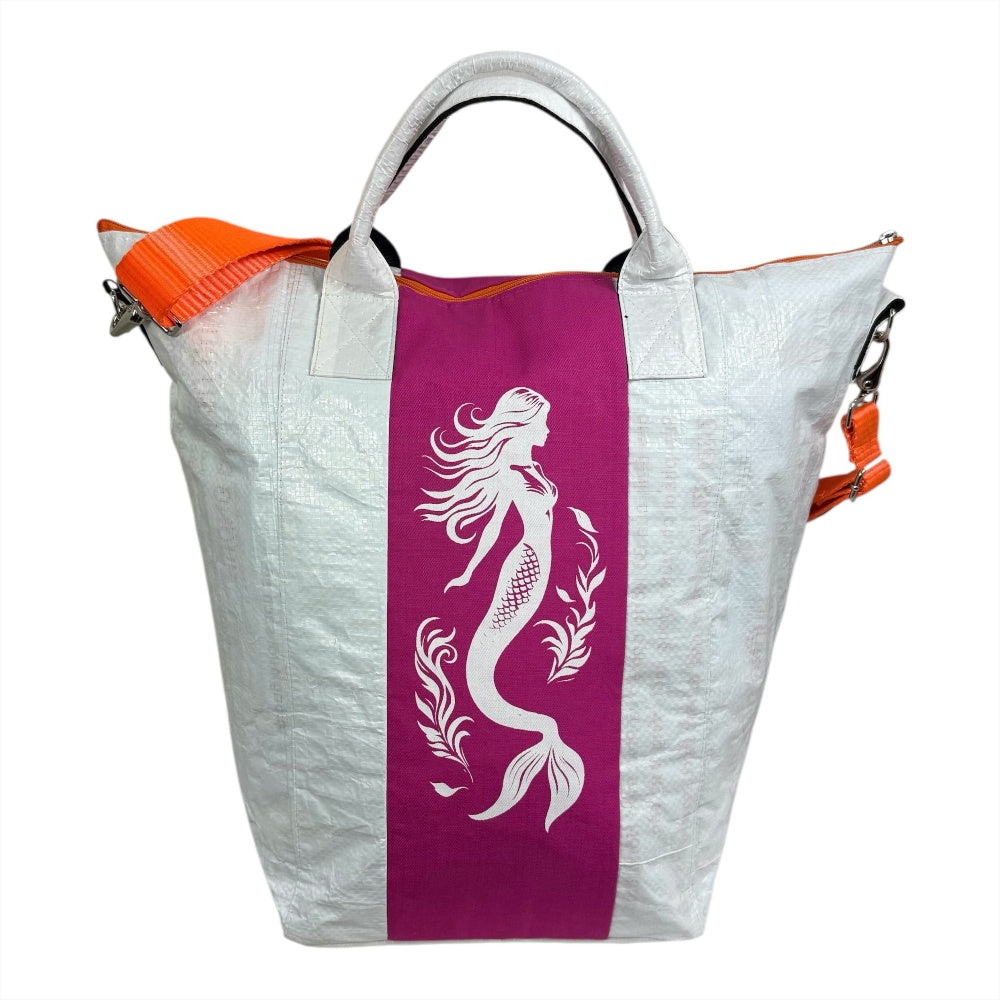 Beadbags Spacy Small Meerjungfrau weiß/pink vorne